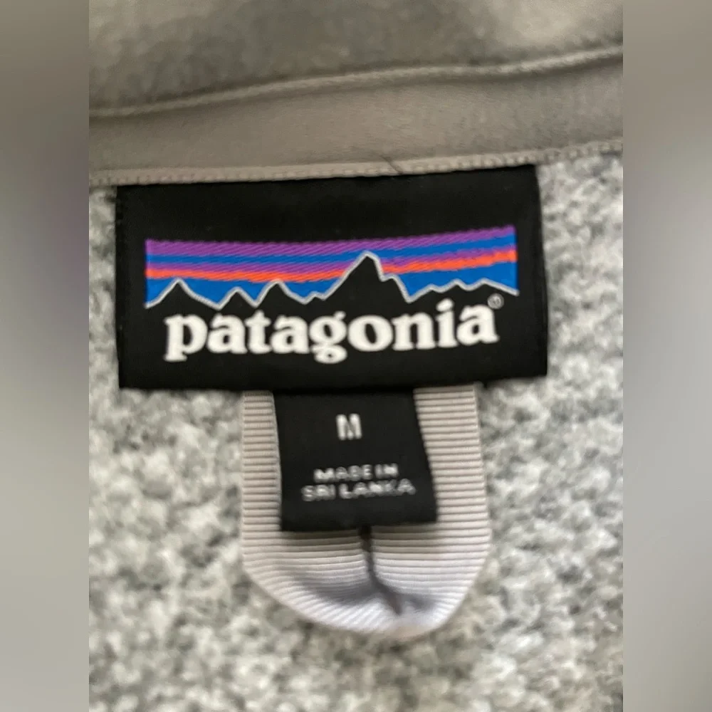 Patagonia Better Sweater Full Zip Jacket Womens Size M Birch White - Picture 6 of 7